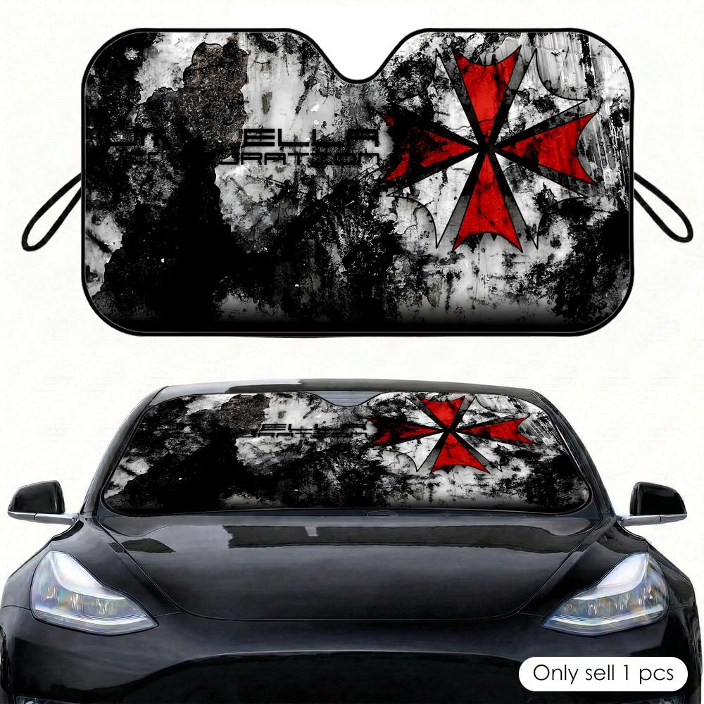 Car Sunshade Windshield Umbrella Foldable - Korku filmi şemsiyesi güneşlik araba ön