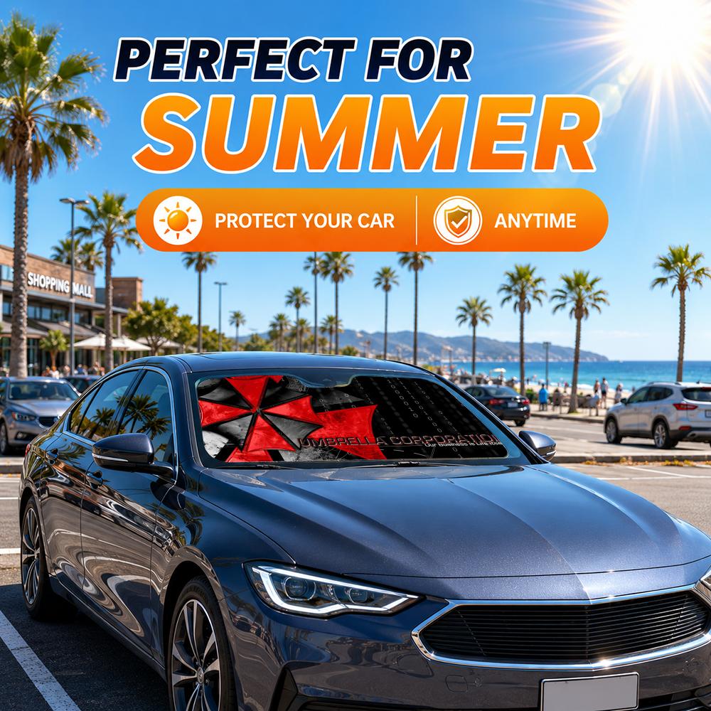 Korku filmi şemsiyesi güneşlik - Car Sunshade Windshield Umbrella Foldable incelemesi ve fiyatı