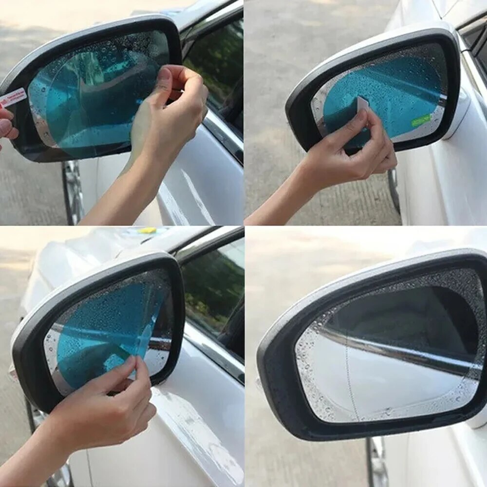 2 adet evrensel anti-sis parla - Anti Glare Car Rearview Mirror Film incelemesi ve fiyatı
