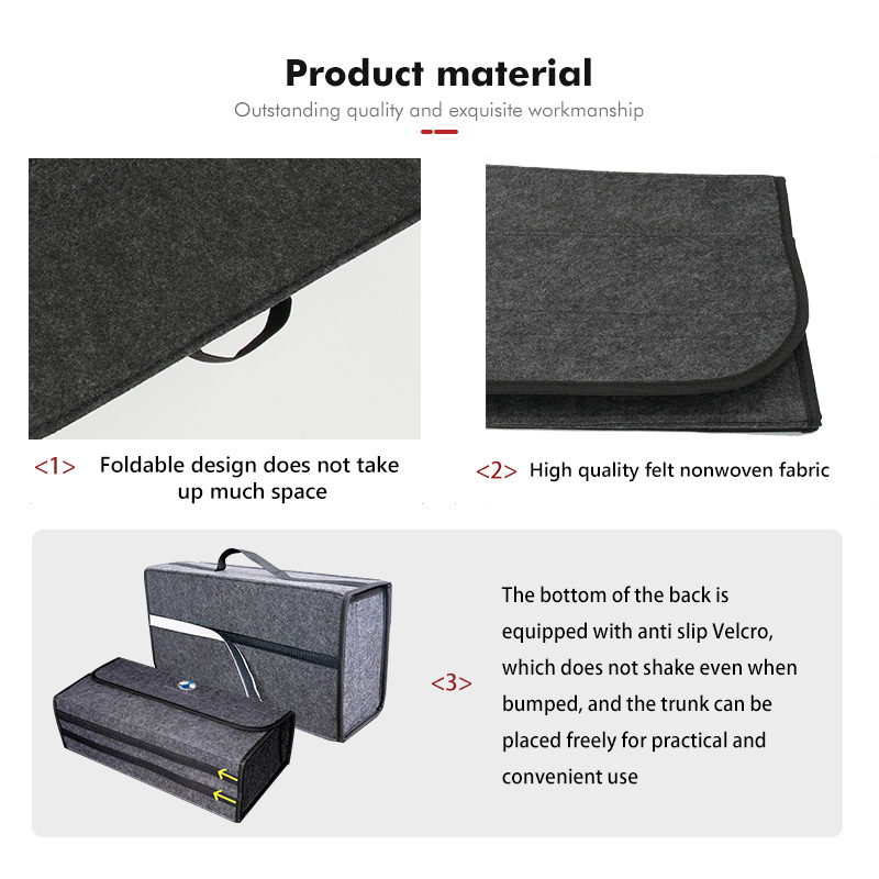 Denza Katlanabilir Keçe Araba  - Car Trunk Organizer Foldable Storage Box incelemesi ve fiyatı